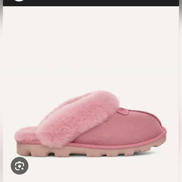 UGG Shoes - UGG Pink Fluffy Slippers